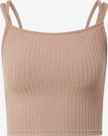 A LOT LESS Top 'Anaida' in Beige: front
