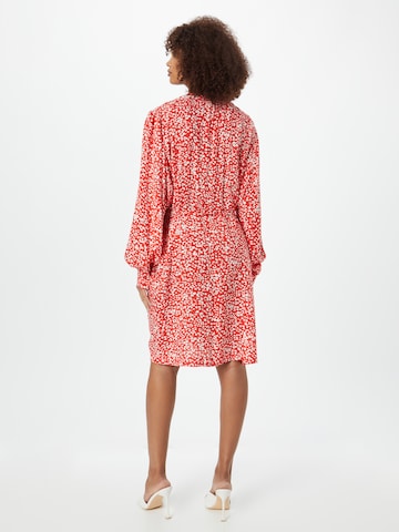 ICHI Shirt Dress 'Carolina' in Red