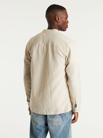 CHASIN' Regular fit Overhemd 'Mao' in Beige