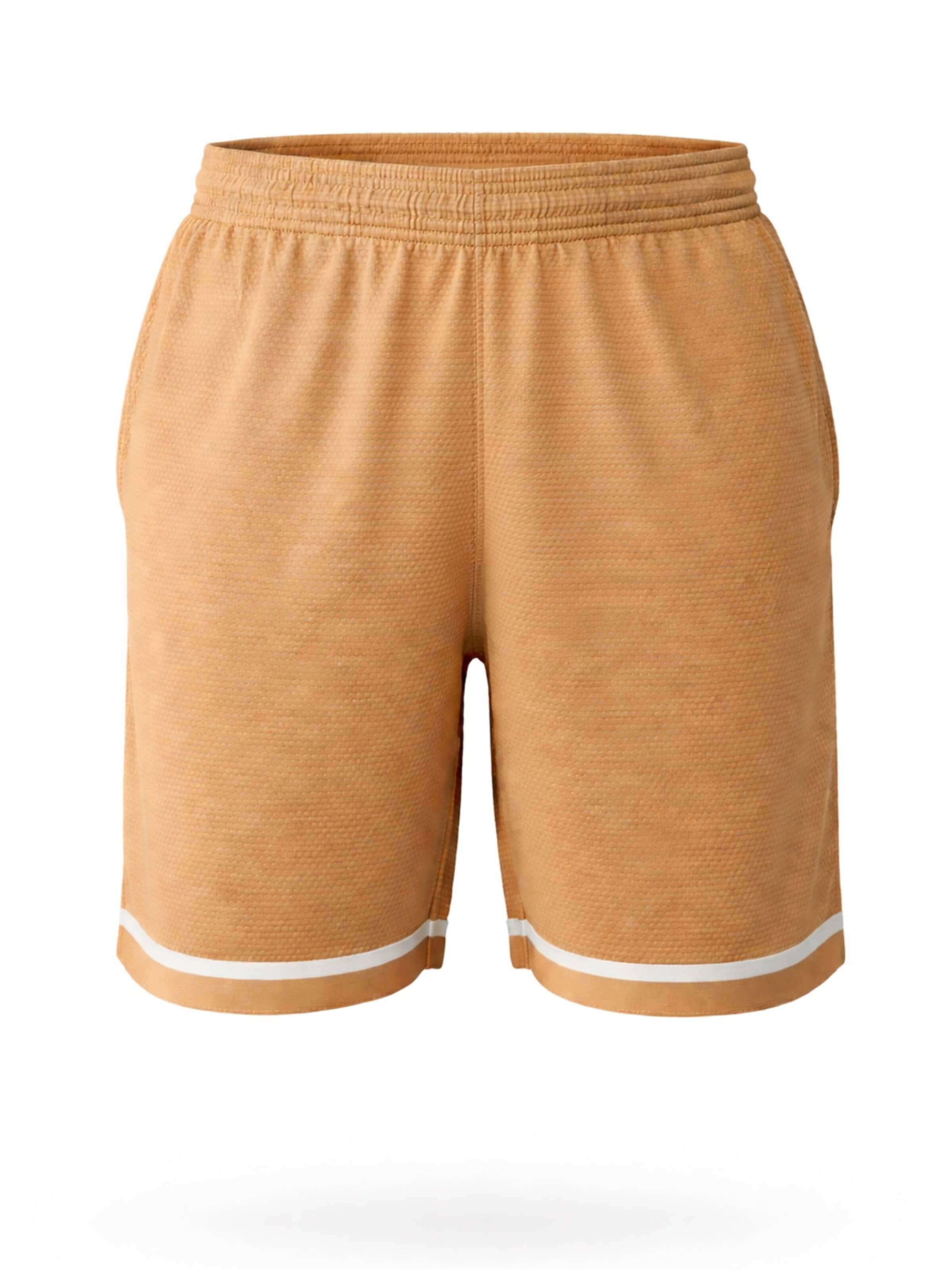 PANTONECLO Boardshorts 'Pantoneclo Men’s Gym Shorts' in Geel: voorkant