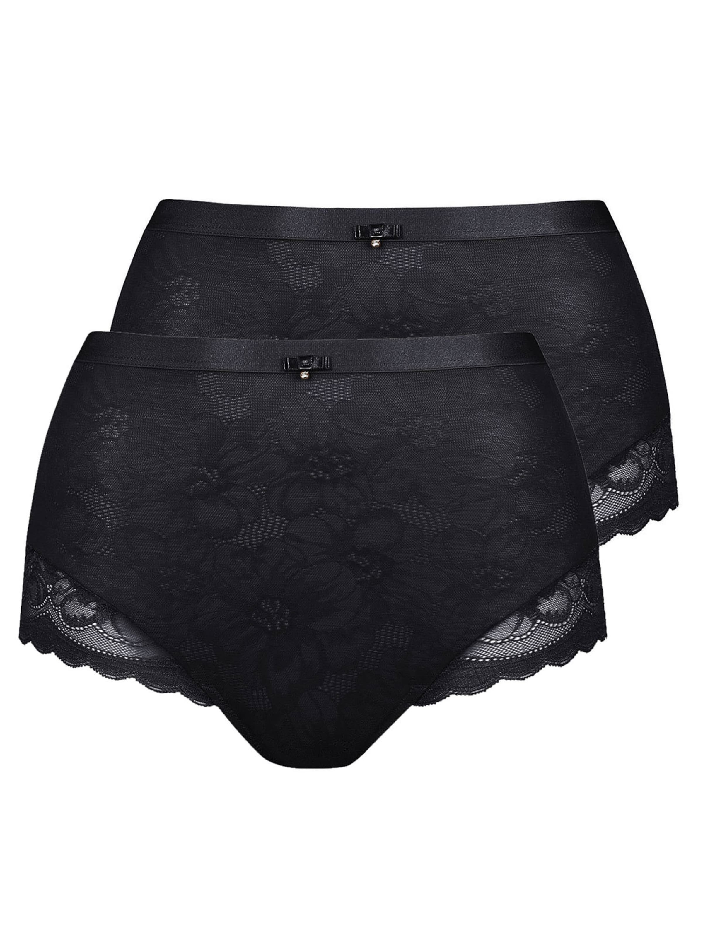 Lisca Slip 'Evelyn'‌‌‌‌‌‌‌‌ in Schwarz: Vorderseite