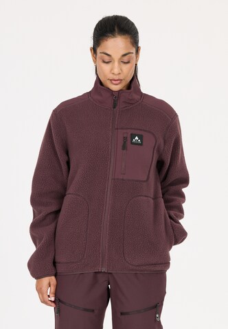 Whistler Fleece jas 'Felis' in Rood: voorkant