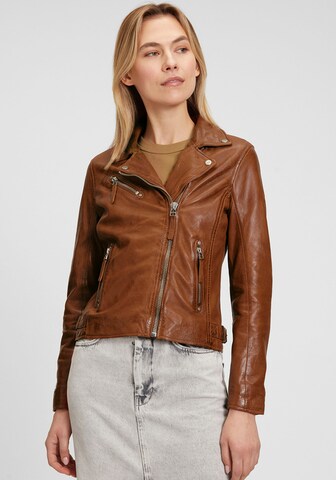 Gipsy by Mauritius Between-season jacket 'Paige' in Brown: front