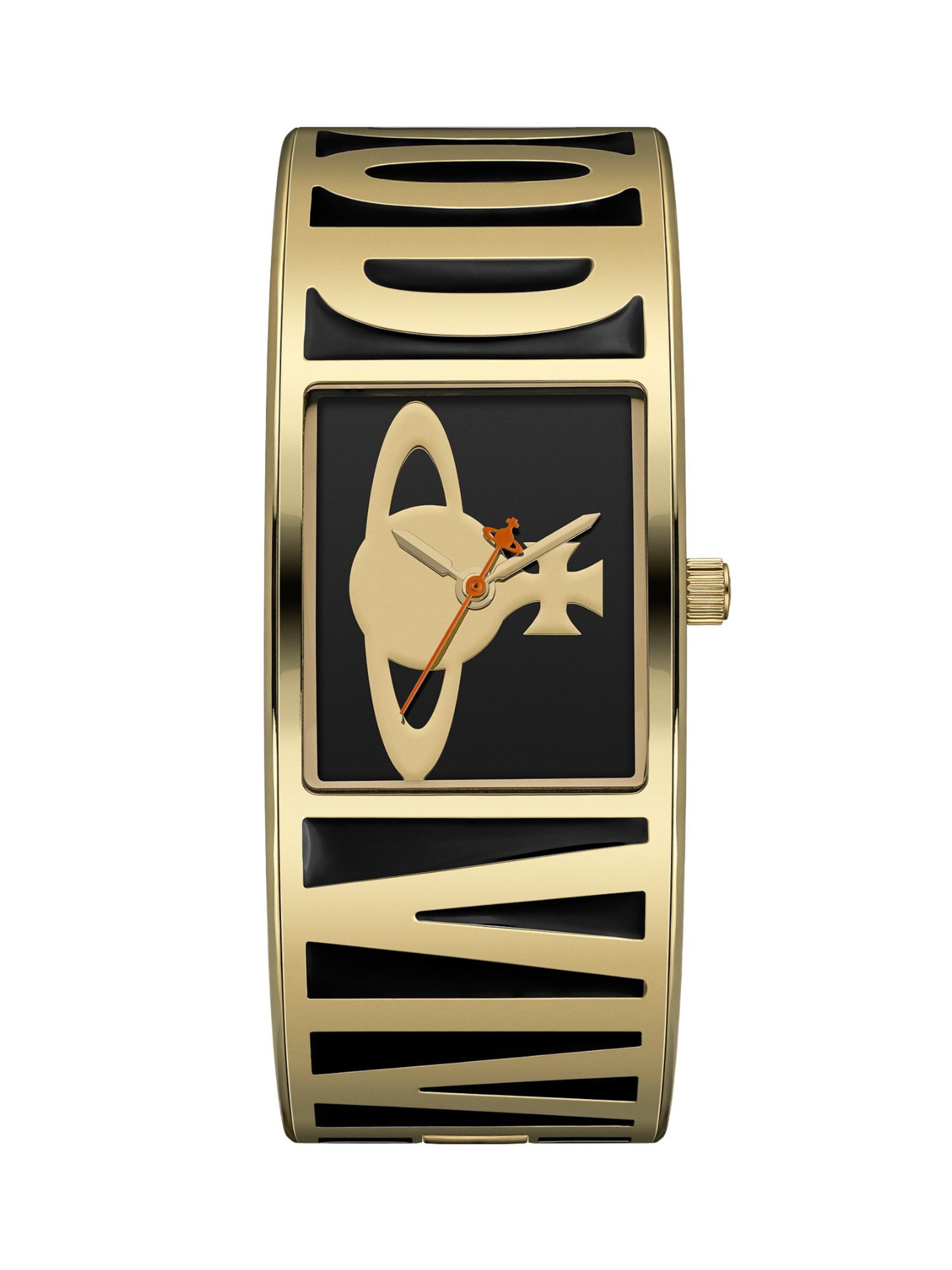 Vivienne Westwood Analog Watch 'Belvoir' in Black: front
