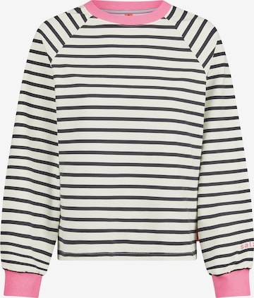 salzhaut Sweatshirt 'Unsebulk' in Weiß: Vorderseite