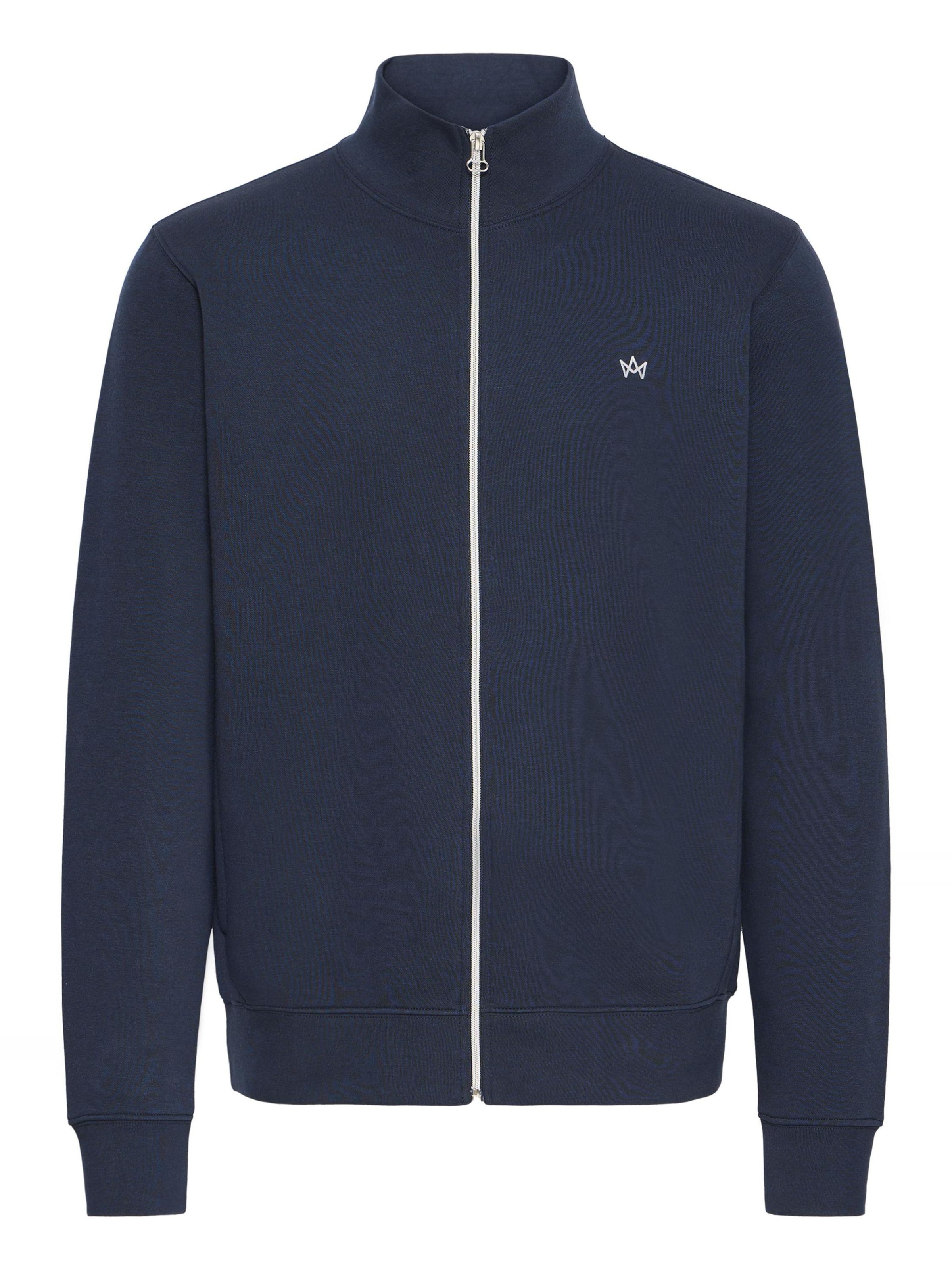 Kronstadt Sweat jacket 'Richards' in Blue: front