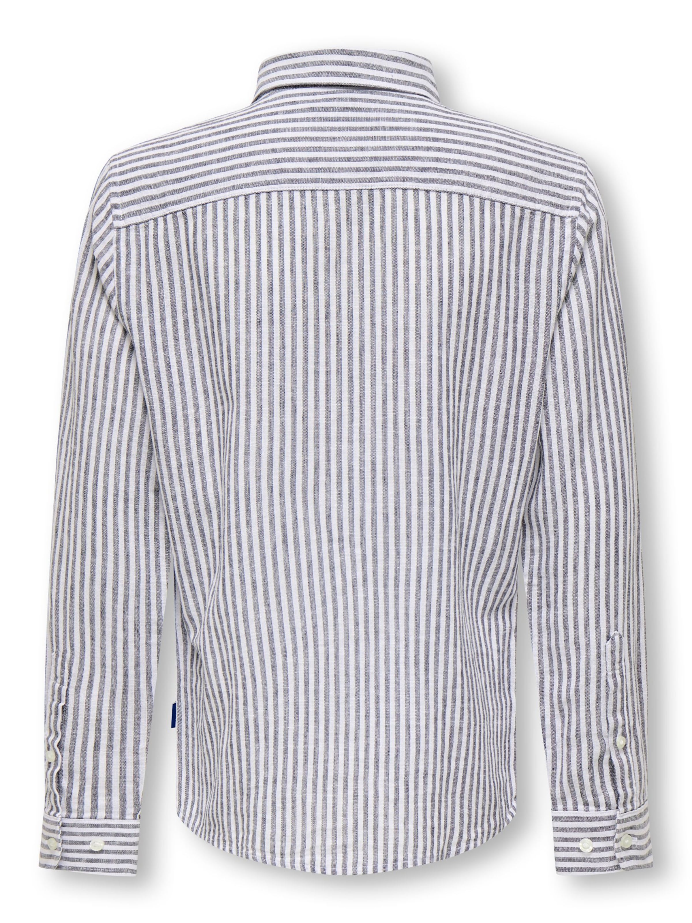 Only & Sons Junior Slim Fit Skjorte 'OSJCaiden' i blå