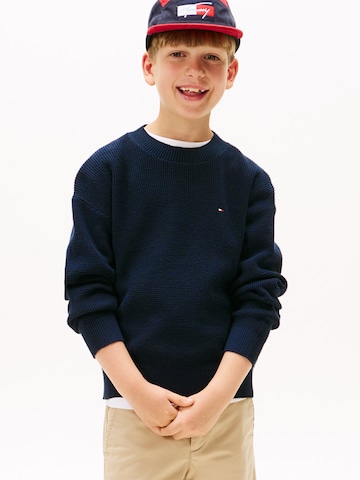 Pull-over TOMMY HILFIGER en bleu : devant