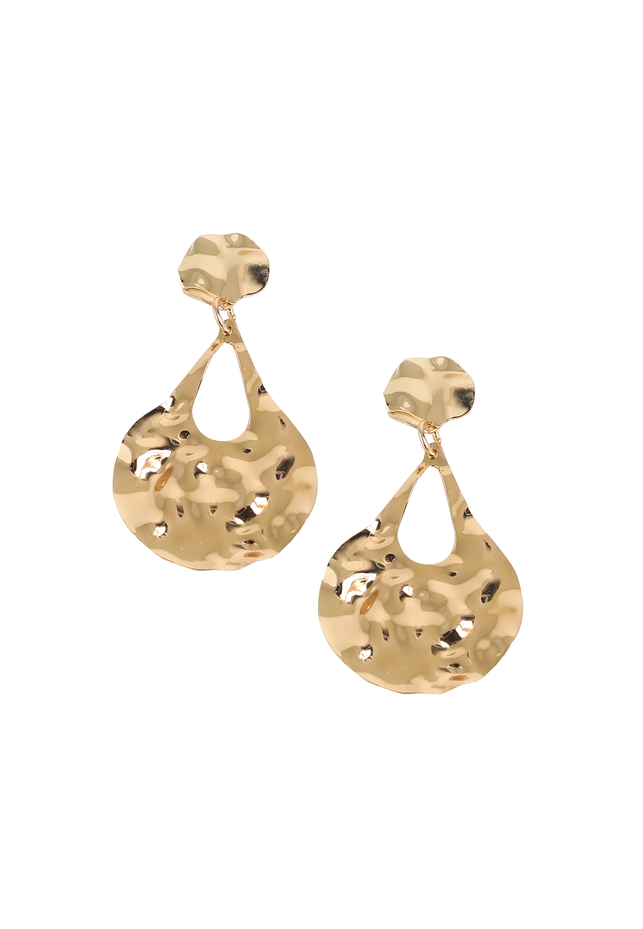 SOHI Náušnice 'Felicity' - Zlatá: predná strana