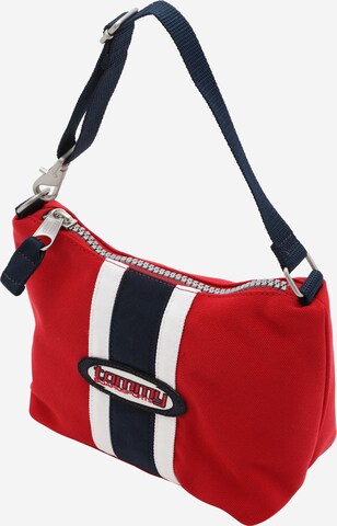 Tommy Jeans - Mala de ombro 'Heritage' em vermelho