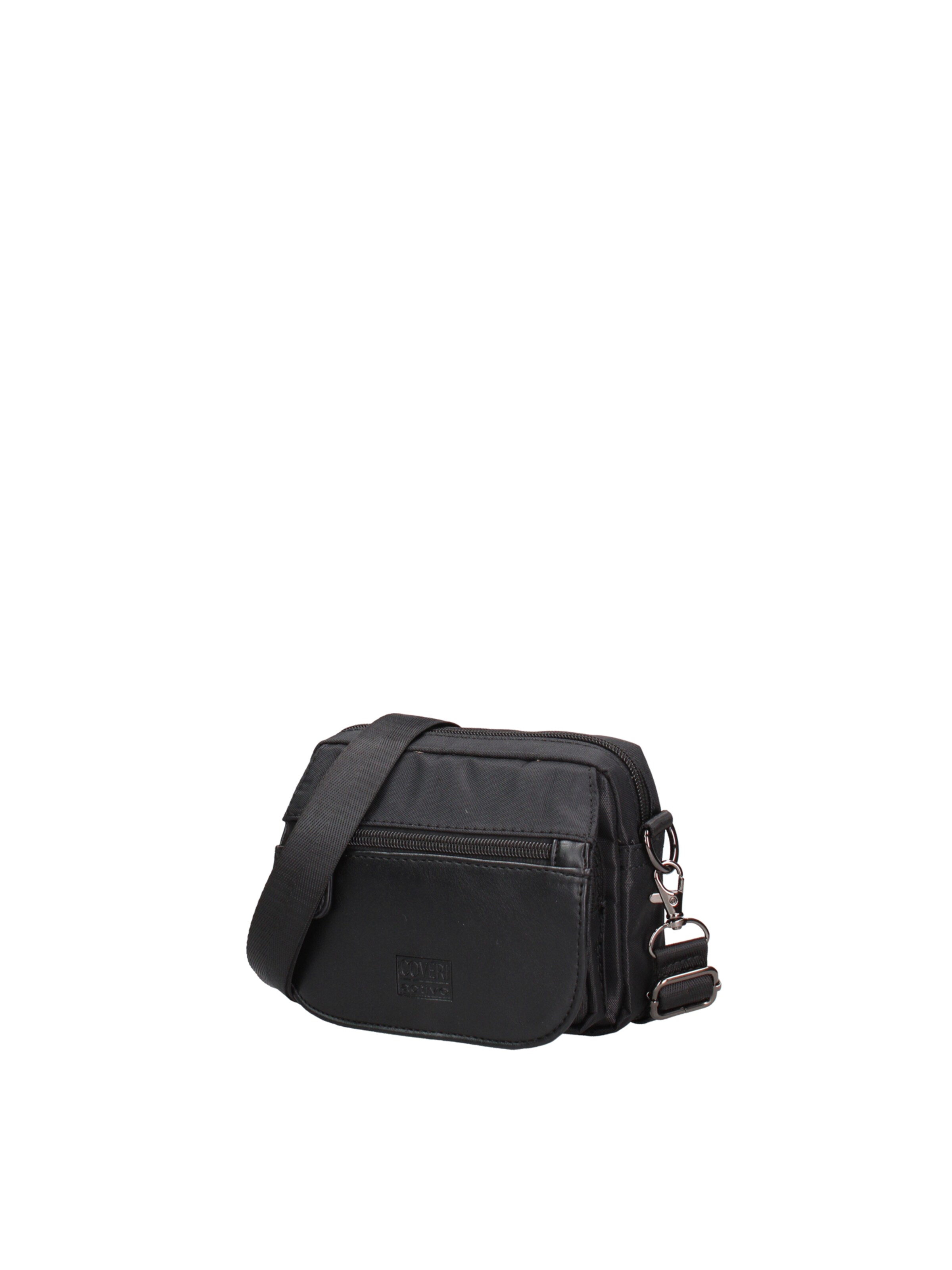 Borsa a tracolla 'Borsa a Tracolla Uomo PVC Chiusura Magnetica Tasche Zip 15x12x5cm' di Coveri Collection in nero