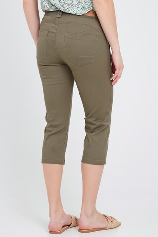 Fransa Slim fit Pants in Green