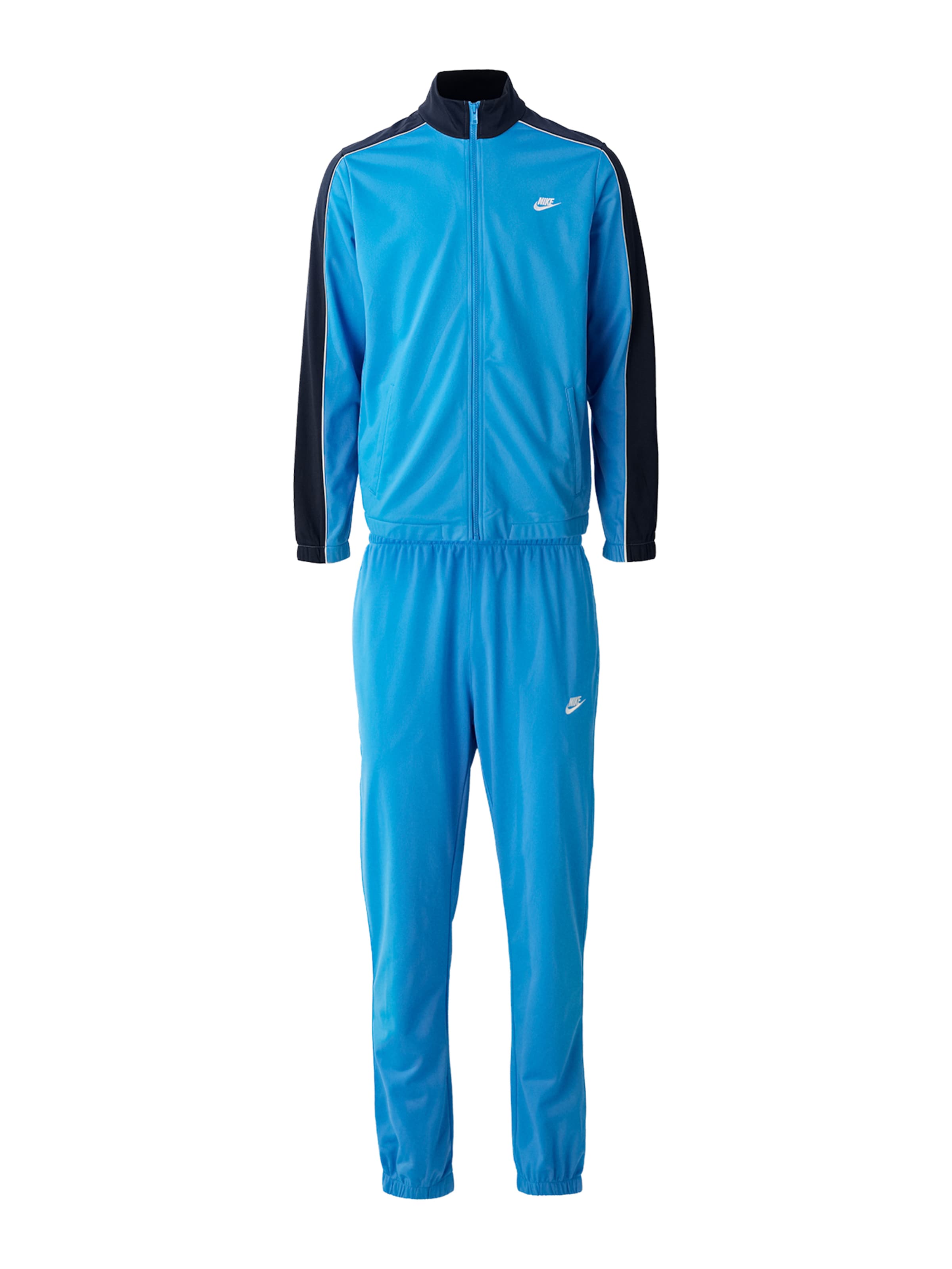 Nike Sportswear Φόρμα τρεξίματος 'CLUB' σε αζούρ / σκούρο μπλε / λευκό, Άποψη προϊόντος