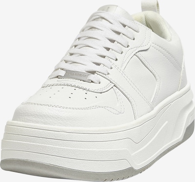 Pull&Bear Platform trainers in White, Item view