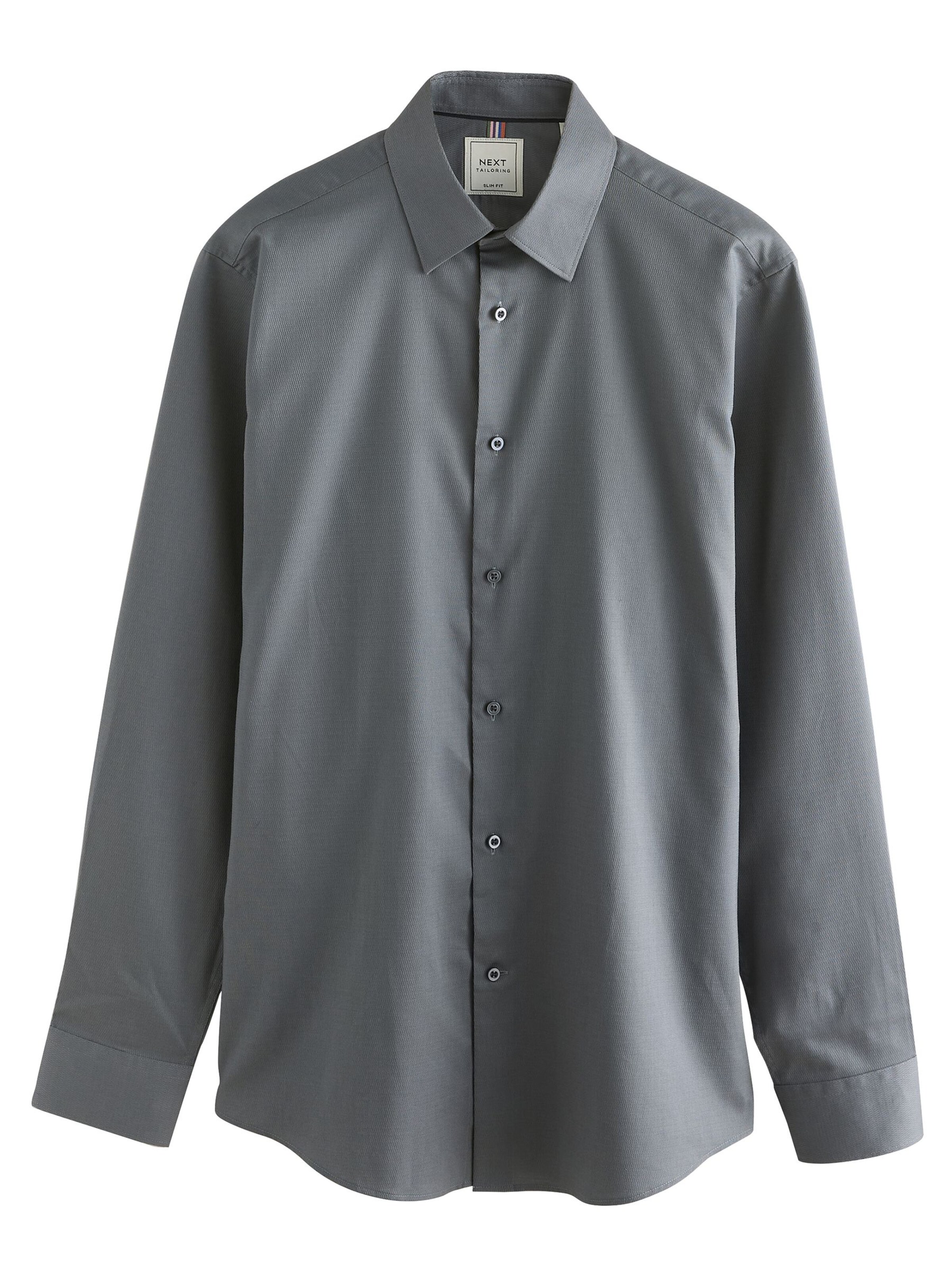 Next Regular fit Риза в синьо: отпред