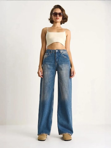 Bianco Lucci Loosefit Jeans in Blauw