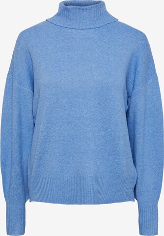 PIECES Пуловер 'Cava' в синьо: отпред