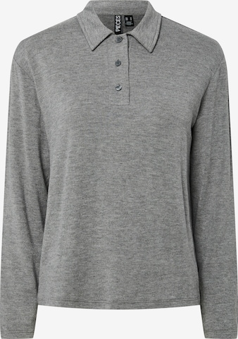 PIECES Tričko 'PCRITT' – šedá: přední strana