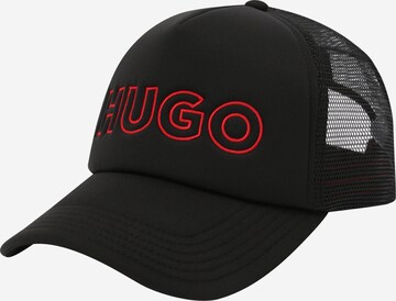 HUGO Cap 'Lacey' in Black: front