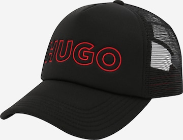 HUGO Cap 'Lacey' in Black: front