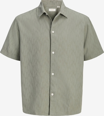JACK & JONES Button Up Shirt 'JORMontauk' in Green: front
