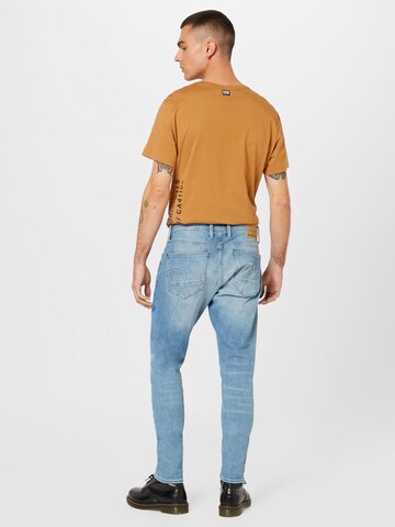 G-Star RAW Skinny Džínsy 'Revend' - Modrá