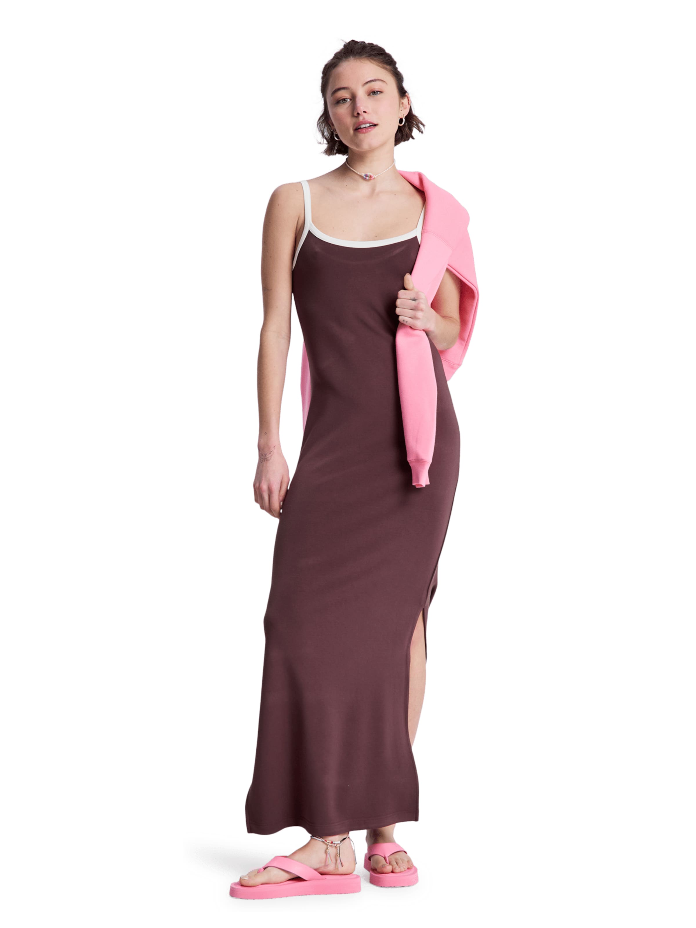 ROXY - Vestido de praia 'Sugar Sands' em vermelho: frente