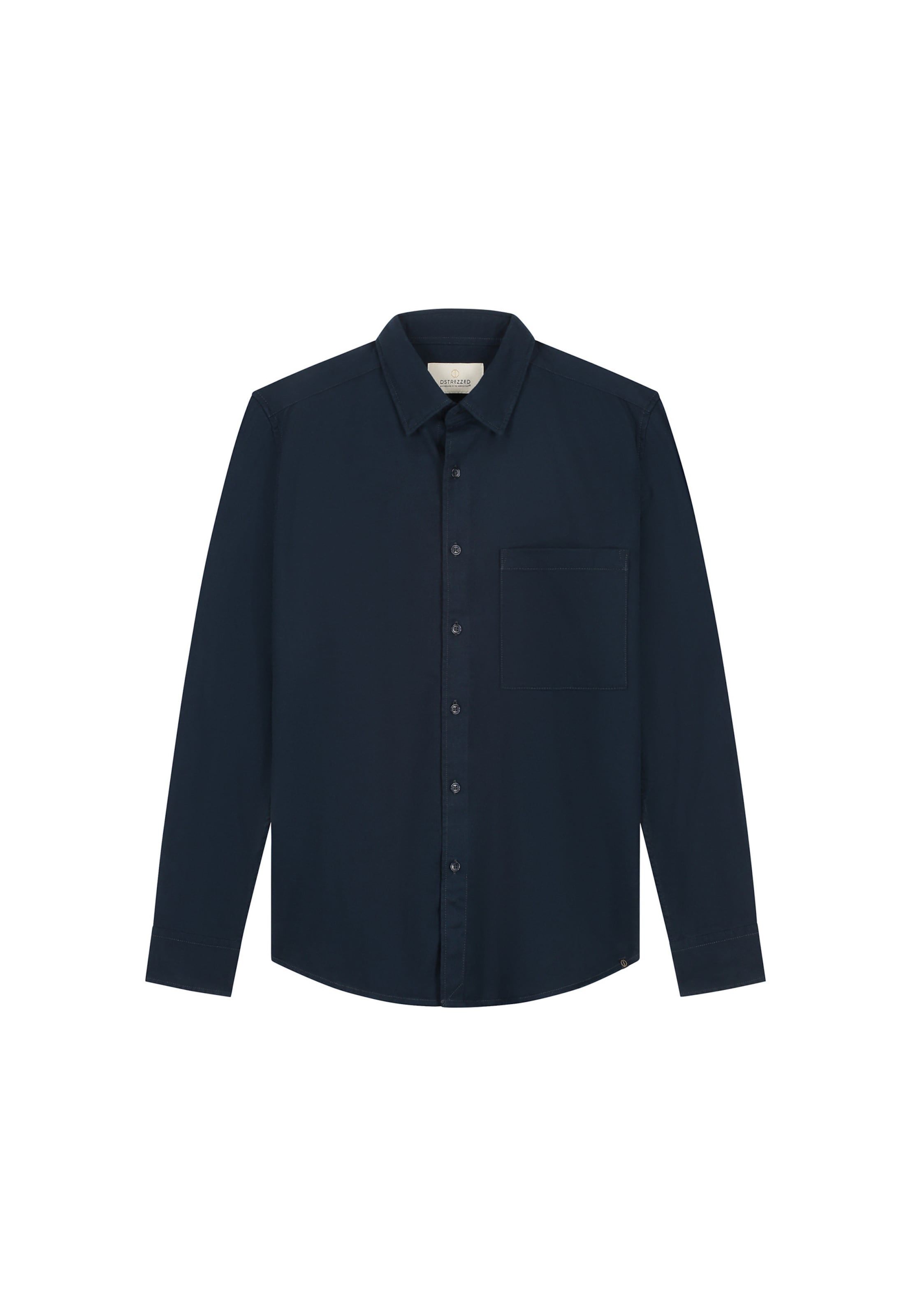 Dstrezzed Button Up Shirt 'Jayden' in Blue: front