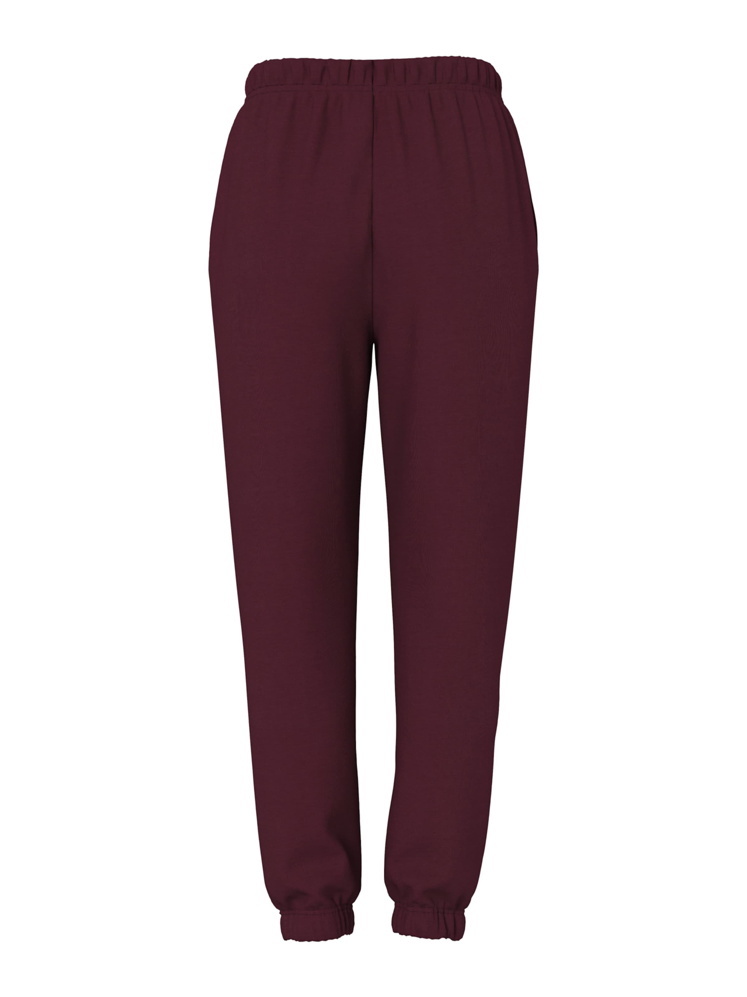 Tapered Pantaloni 'PCRISSO' di PIECES in rosso