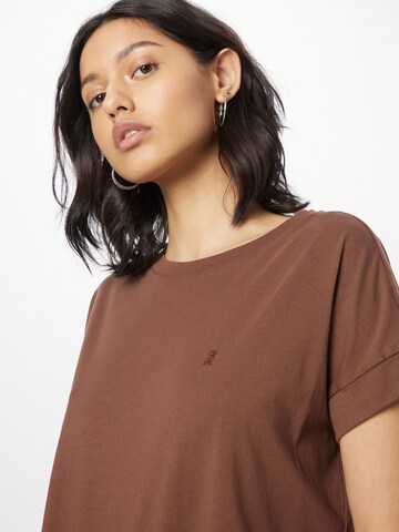 ARMEDANGELS T-Shirt 'IDA' (GOTS) in Braun