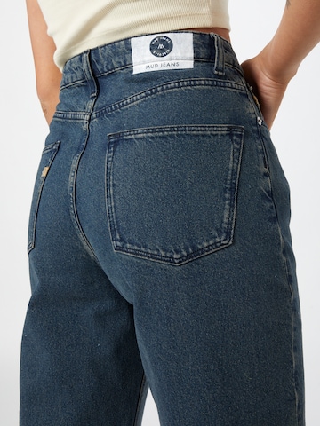 MUD Jeans - Perna larga Calças de ganga 'Rose' em azul