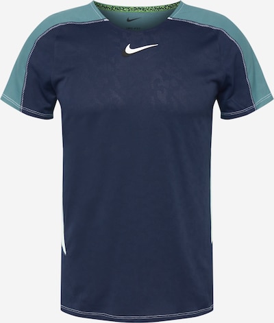 NIKE Functioneel shirt in de kleur Navy / Turquoise / Wit, Productweergave