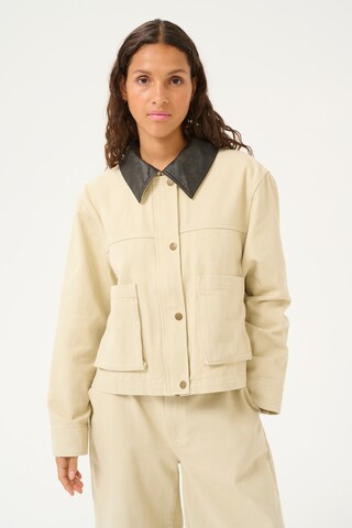 KAREN BY SIMONSEN Between-season jacket 'Tatiana' in Beige: front