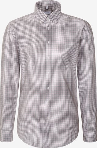 SEIDENSTICKER Business shirt 'SMART FLANNELS' in Grey: front