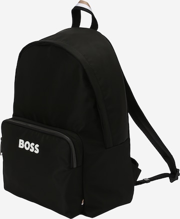 BOSS Black Backpack 'Catch 3.0' in Black: front