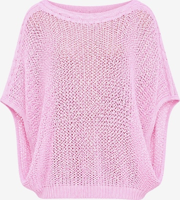 Süel knitwear - Jersey 'Birthday' en rosa: frente