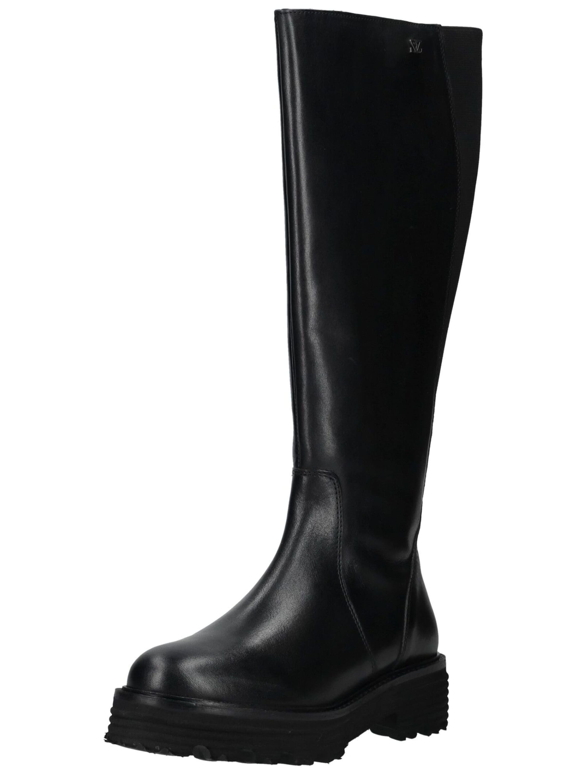 Bottes LAZAMANI en noir : devant