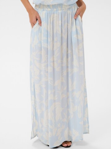 Jupe 'KAEdita' Kaffe en bleu : devant