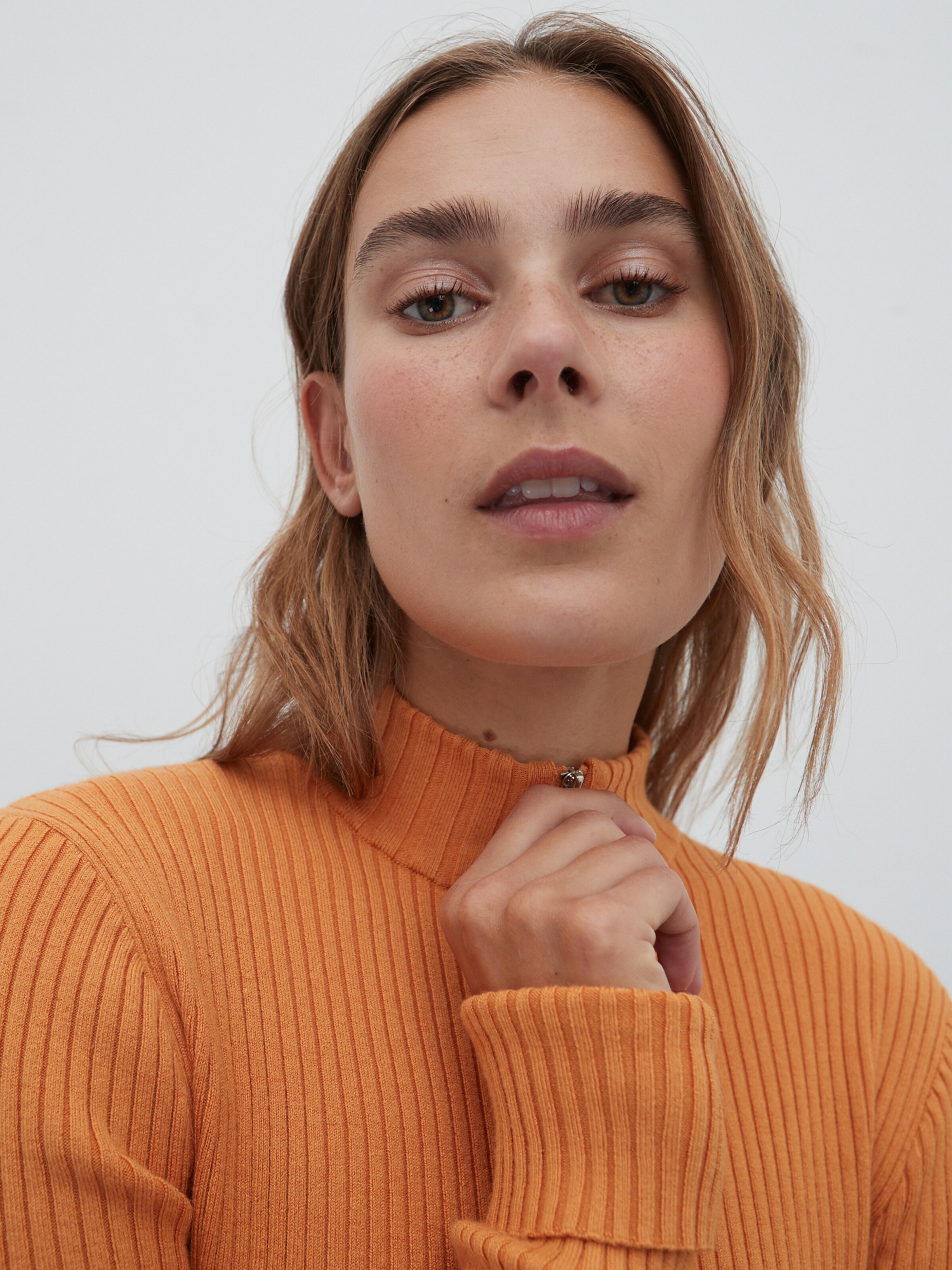 Frauen Pullover & Strick EDITED Pullover 'Alison' in Orange - CC98959 Frauen Pullover & Strick EDITED Pullover 'Alison' in Orange - CC98959