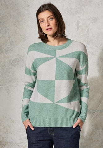CECIL Sweater in Green: front