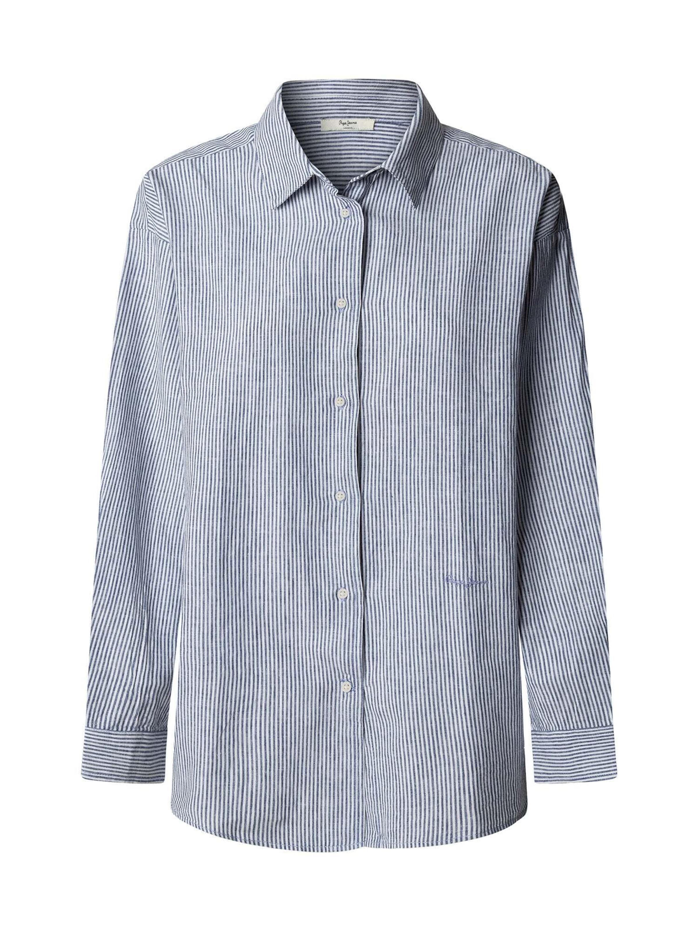 Pepe Jeans Blouse 'BERNANY' in Blauw: voorkant