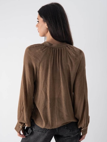 MND Bluse‌‌‌‌ in Braun