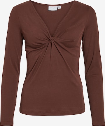 VILA Shirt in Brown: front