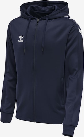 Hummel Sportsweatvest in Blauw