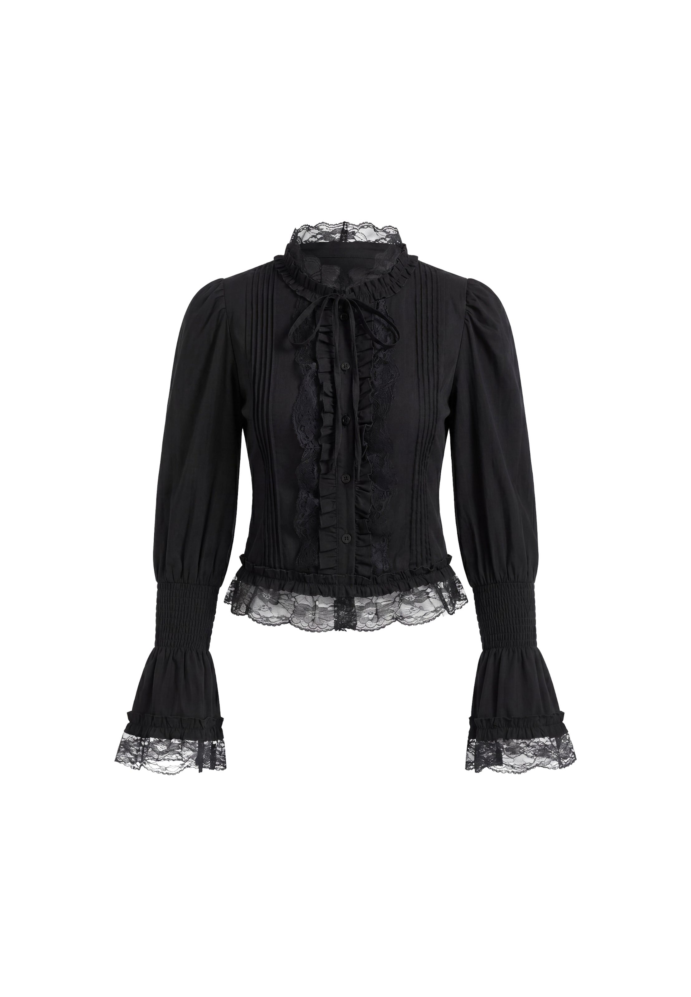 Chemisier faina en noir : devant