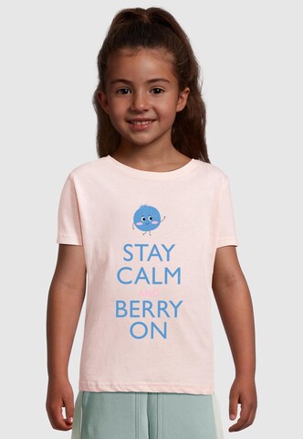Maglietta 'Berry Calm' di Merchcode in rosa: frontale