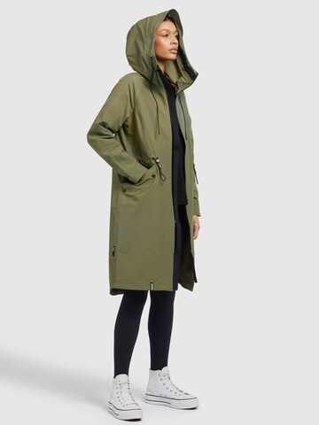 khujo Between-Seasons Coat 'Marnia 2' in Green