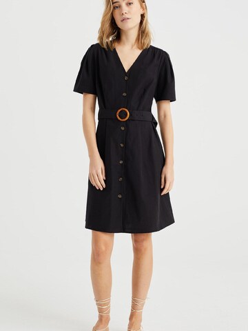 WE Fashion Shirt Dress in Black