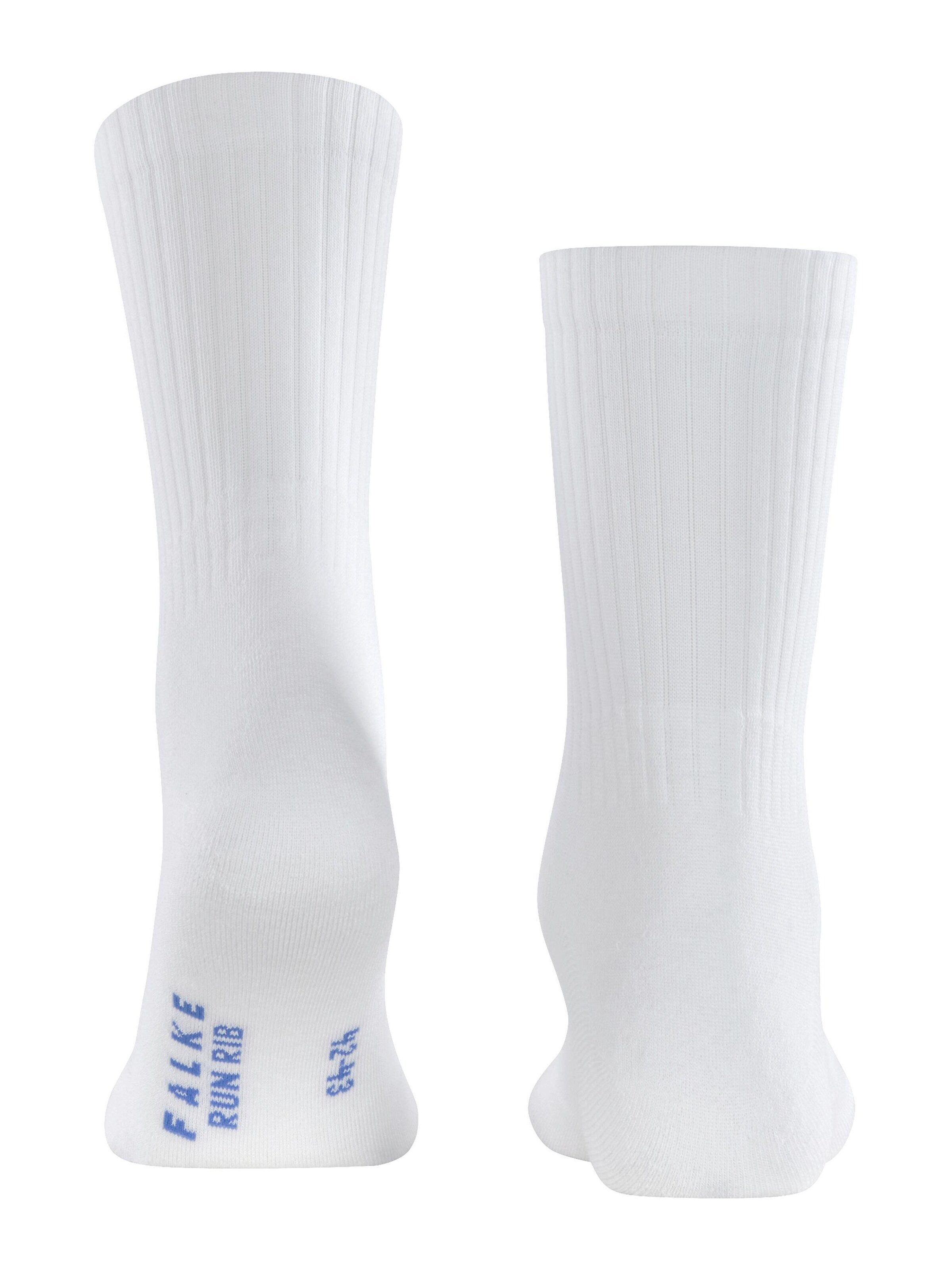 FALKE Socks 'Run Rib Crew' in White