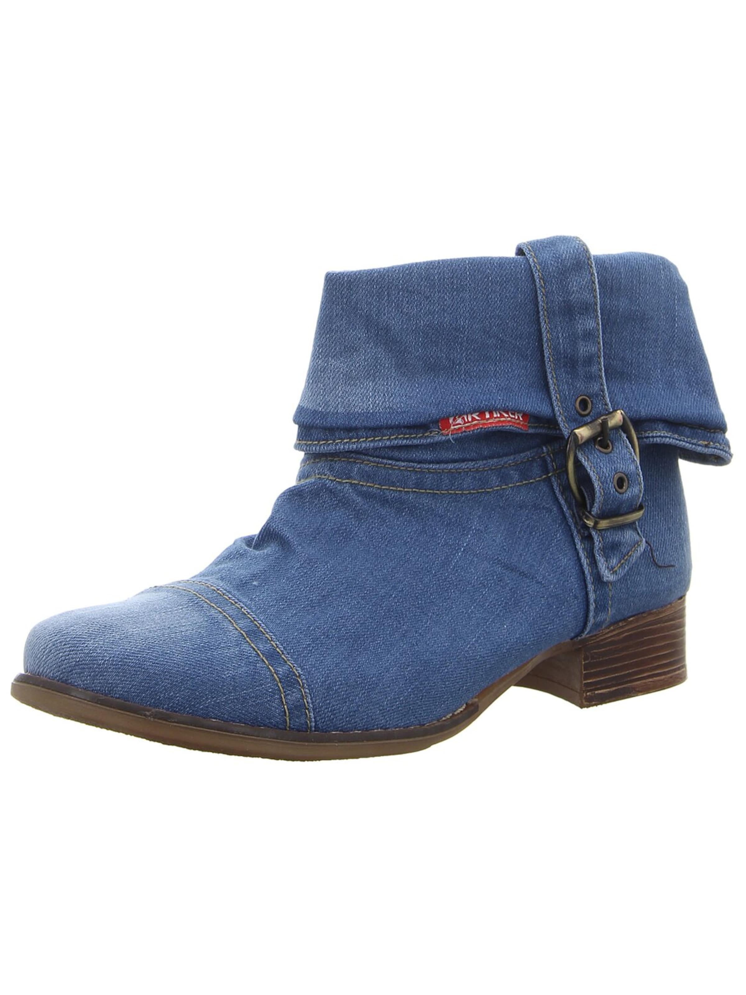Artiker Ankle Boots 'Damen Stiefelette 40C0201 Textil in blau' in Blue: front